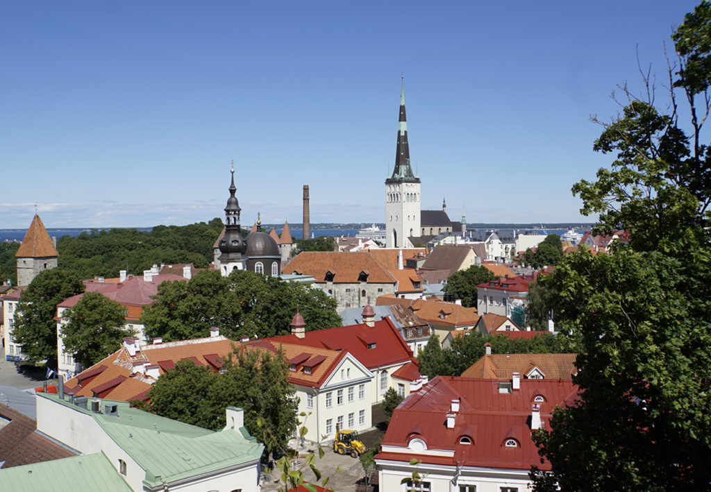 Estland Sehenswuerdigkeiten Tallinn Ausblick