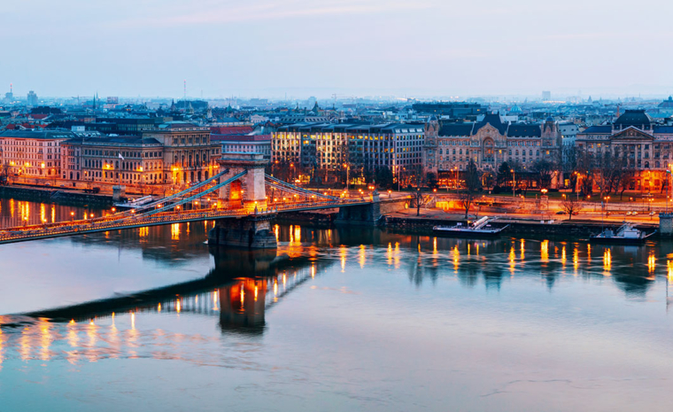 Budapest Sehenswürdigkeiten Panorama der Stadt