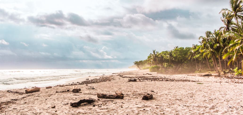 Strand in Santa Teresa Costa Rica