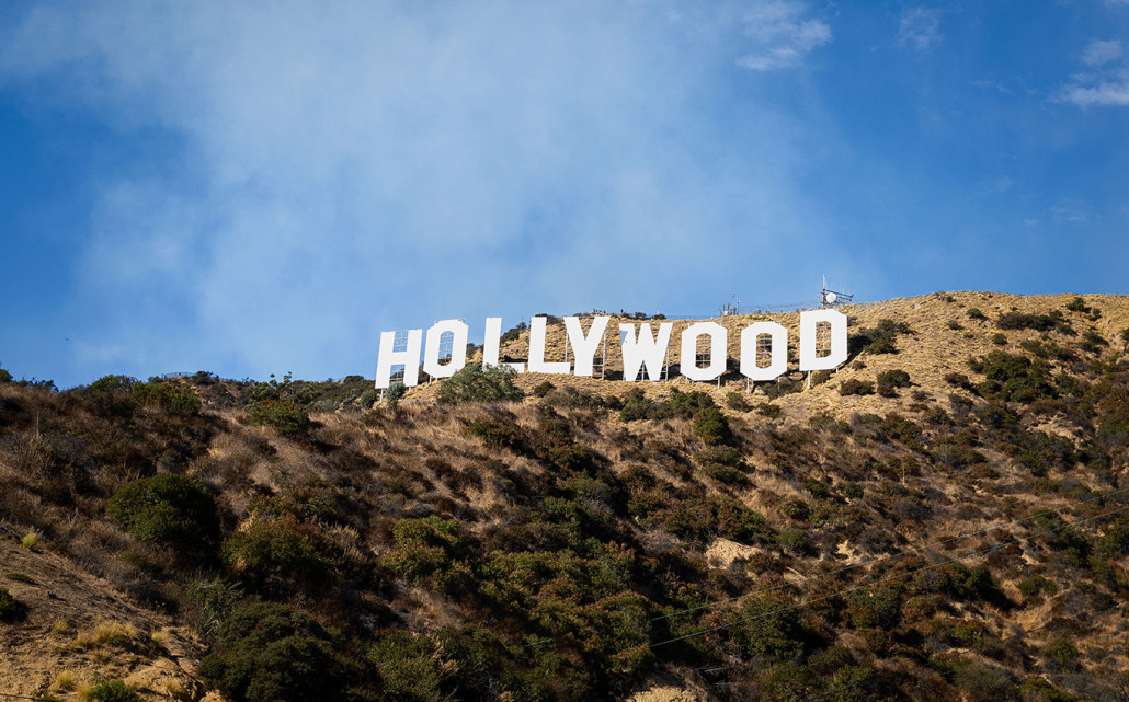 Das berühmte Hollywood Sign kannst du von diversen Spots am Mullholland Drive fotografieren