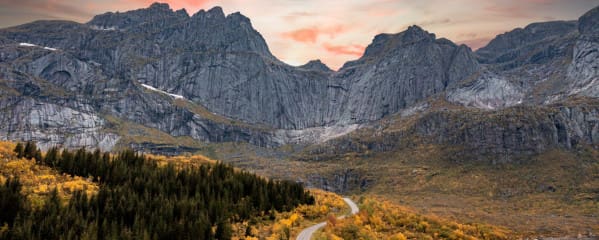 Lofoten Straße Norwegen Reiseblog Roadtrip