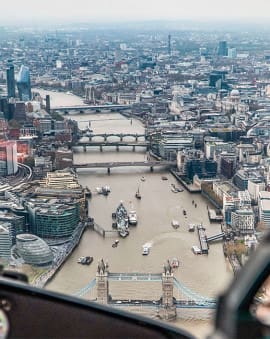 London Stadtführung Helikopterflug