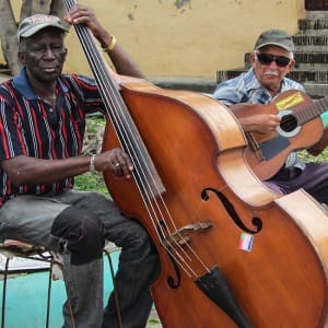 Straßenmusiker in Santiago de Cuba (Kuba)