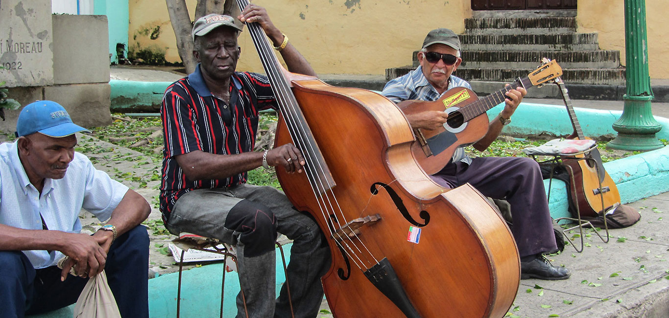 Straßenmusiker in Santiago de Cuba (Kuba)