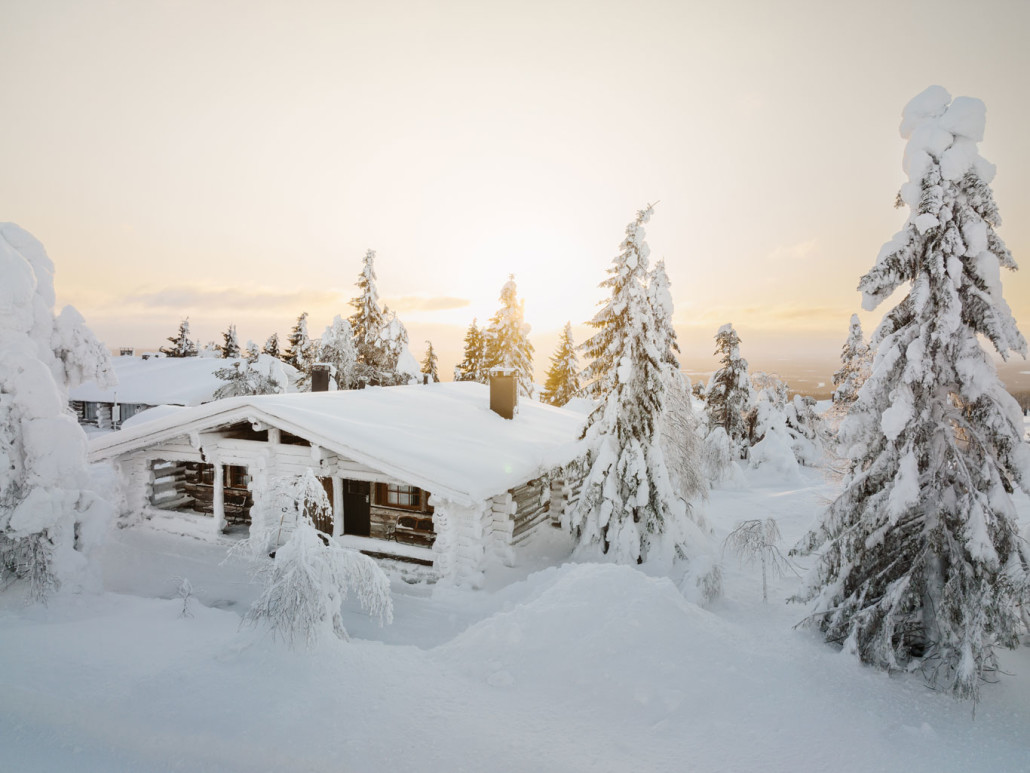 Hütte Hotel Iso-Syöte Finnland Lappland