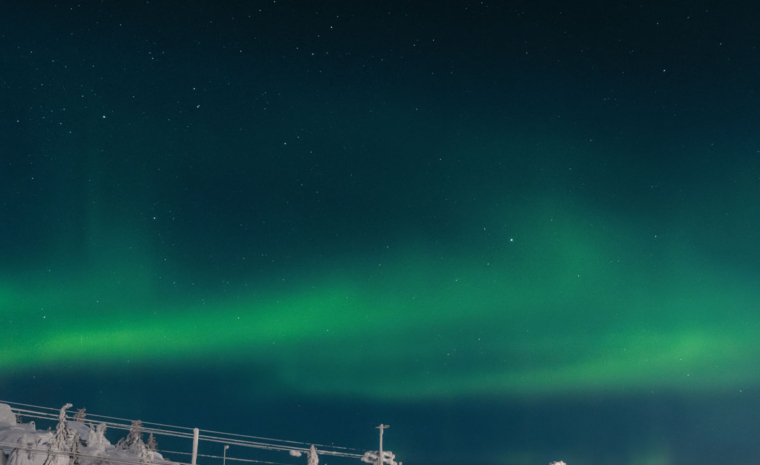 Nordlichter in Finnland (Lappland)