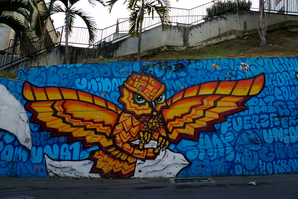 Graffiti In Der Comuna 13 In Medellín