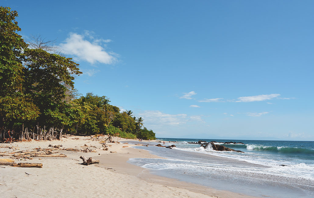 Strand in Montezuma Costa Rica