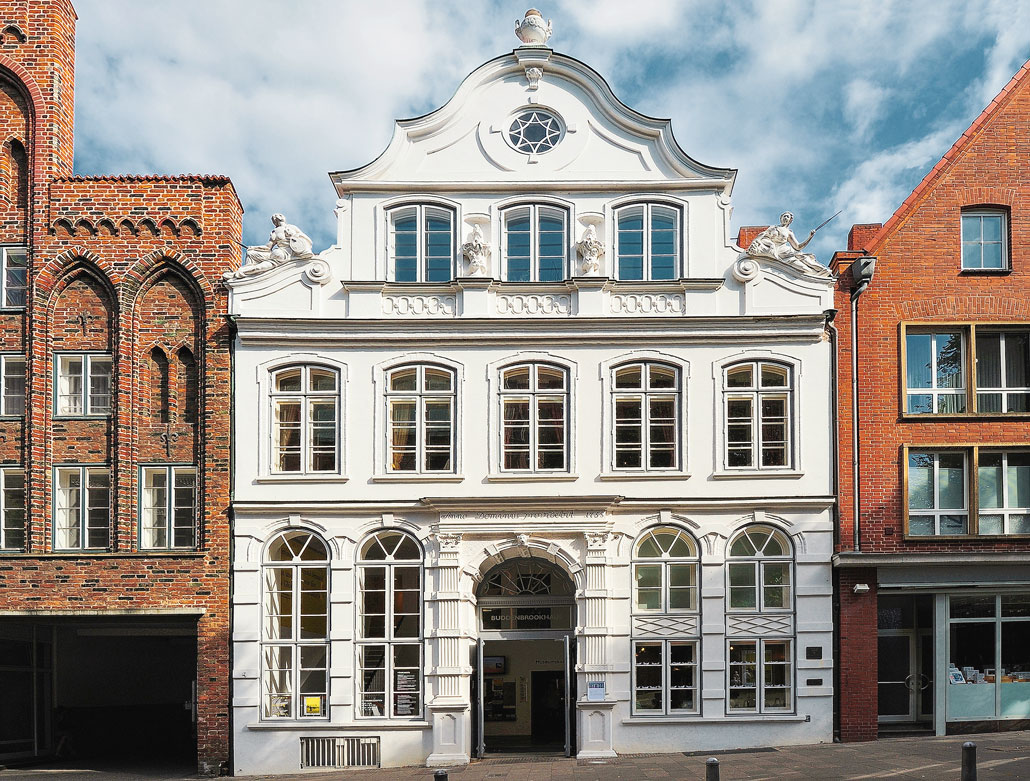 Sehenswertes Buddenbrookhaus in Lübeck über das Leben und die Werke von Thomas Mann