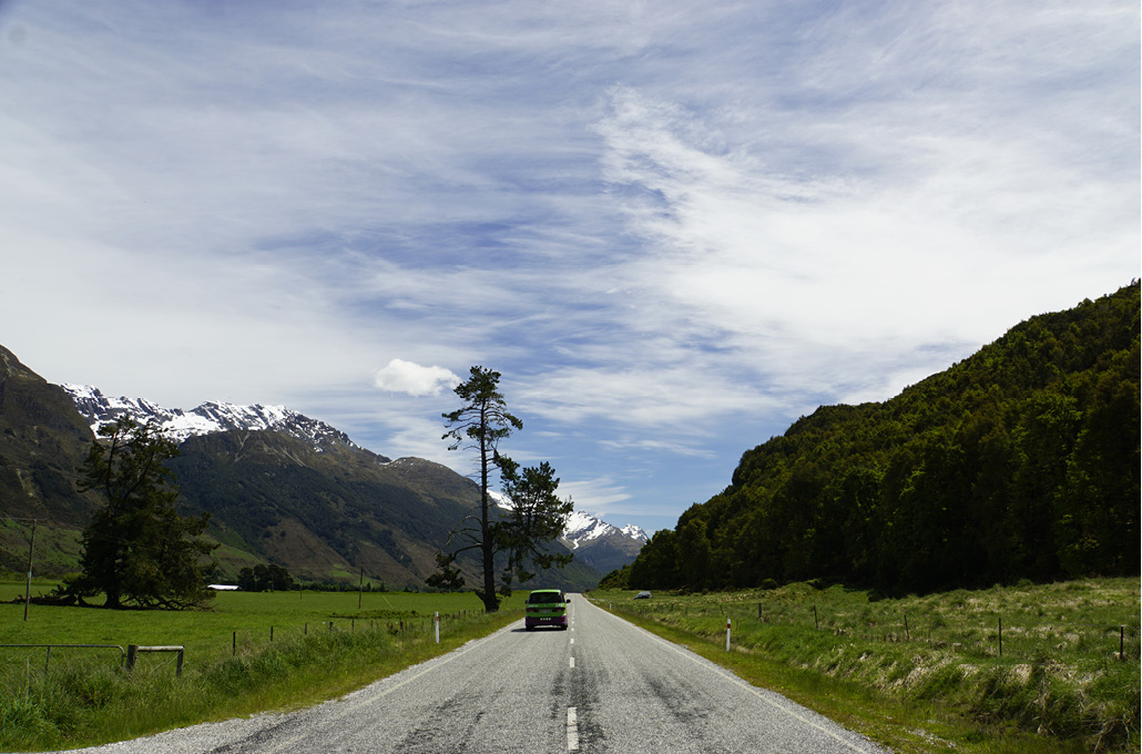 Neuseelands Straßenverkehr
