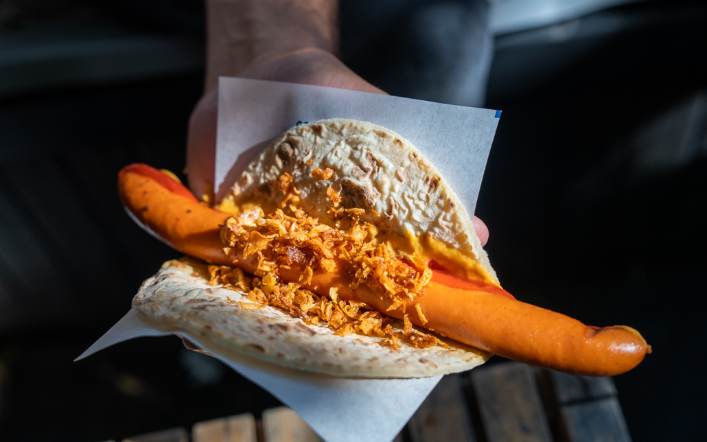 Oslo Essen Syverskiosken Hot Dog