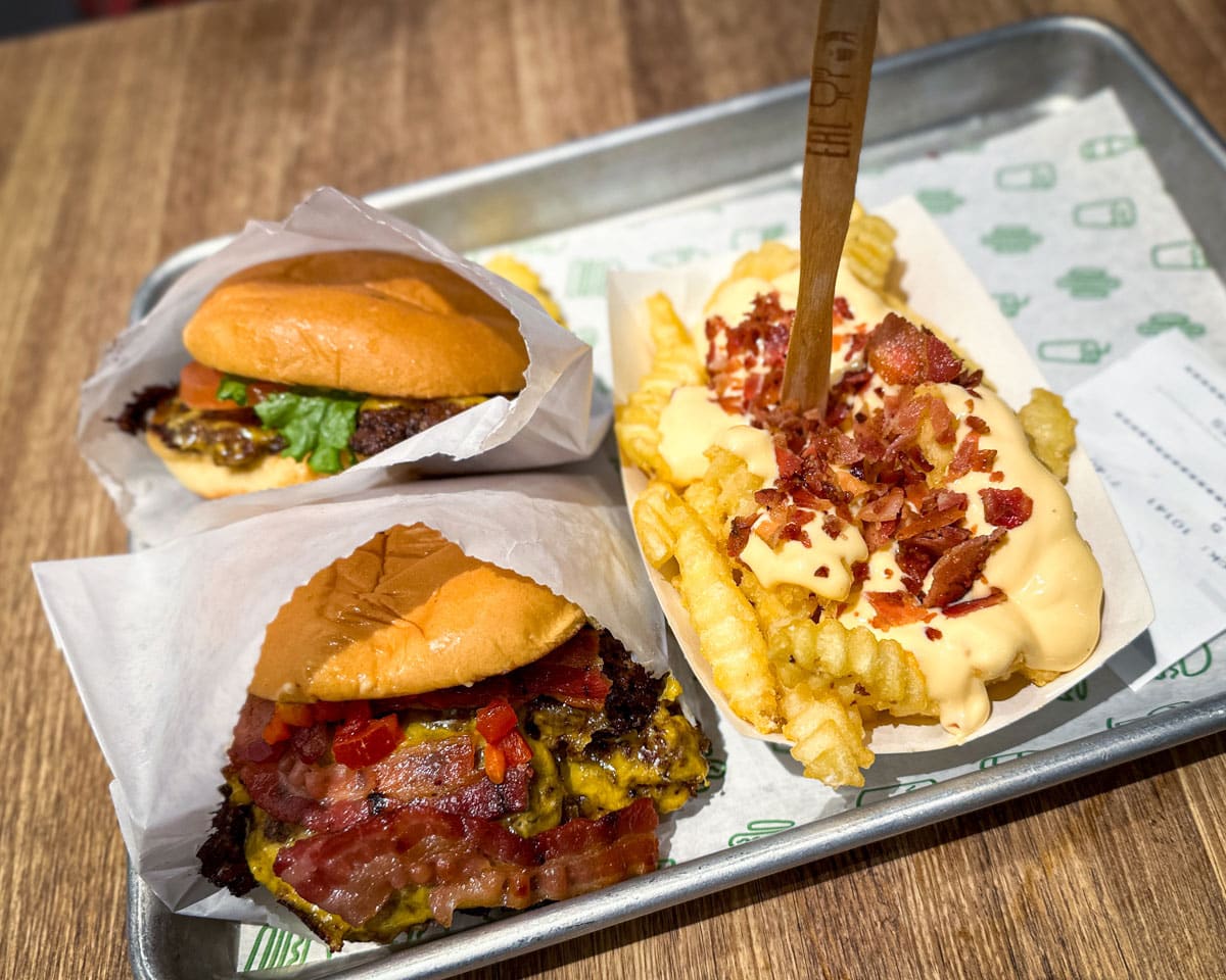 Burger essen im Shake Shack Chicago: Nie eine schlechte Wahl
