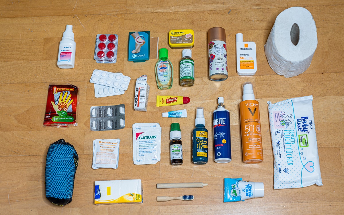 Hygiene und Gesundheit: Kilimanjaro Packliste