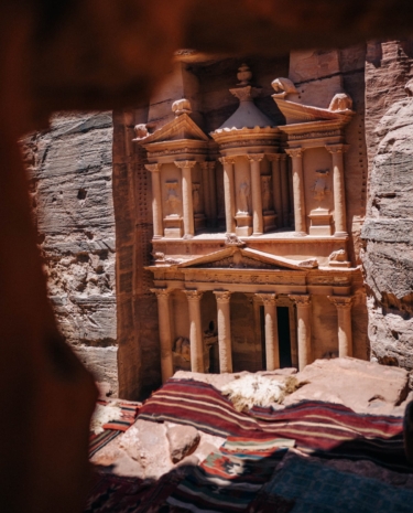 Felsenstadt Petra in Jordanien - einer der schönsten Orte der Welt