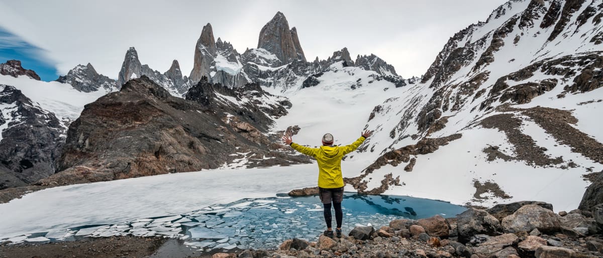 El Chaltén in Argentinien. Wanderung Laguna de los Tres