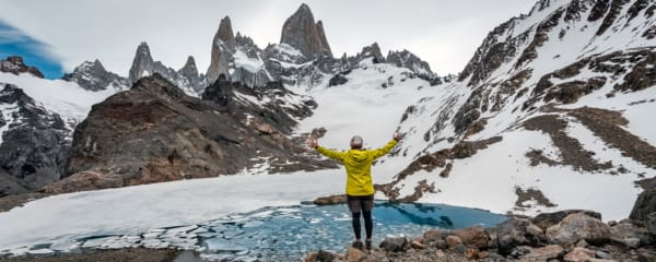 El Chaltén in Argentinien. Wanderung Laguna de los Tres