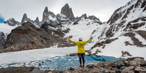 El Chaltén in Argentinien. Wanderung Laguna de los Tres