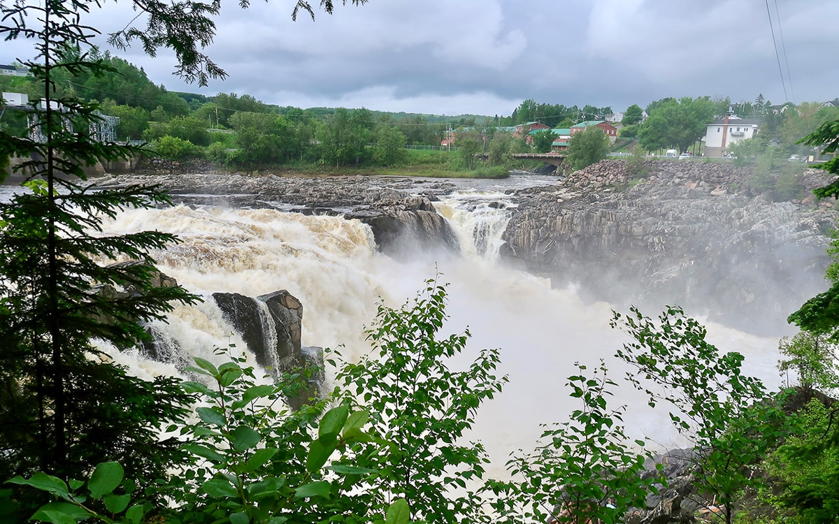 Grand Falls bei Hartland, New Brunswick