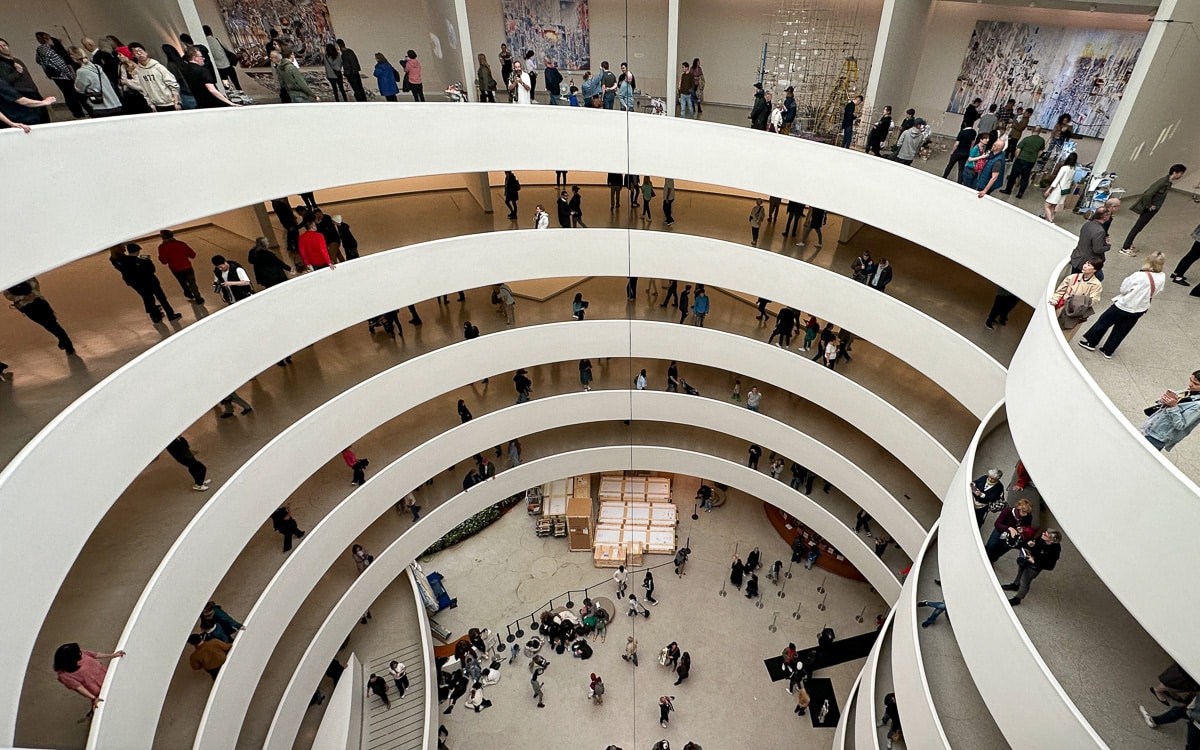 Guggenheim Museum in New York und die bekannte Treppe