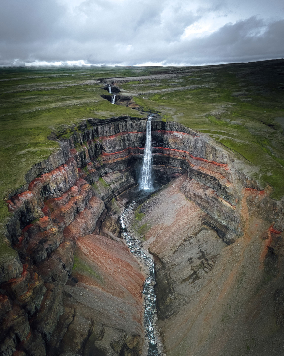 Hengifoss Wasserfall Island