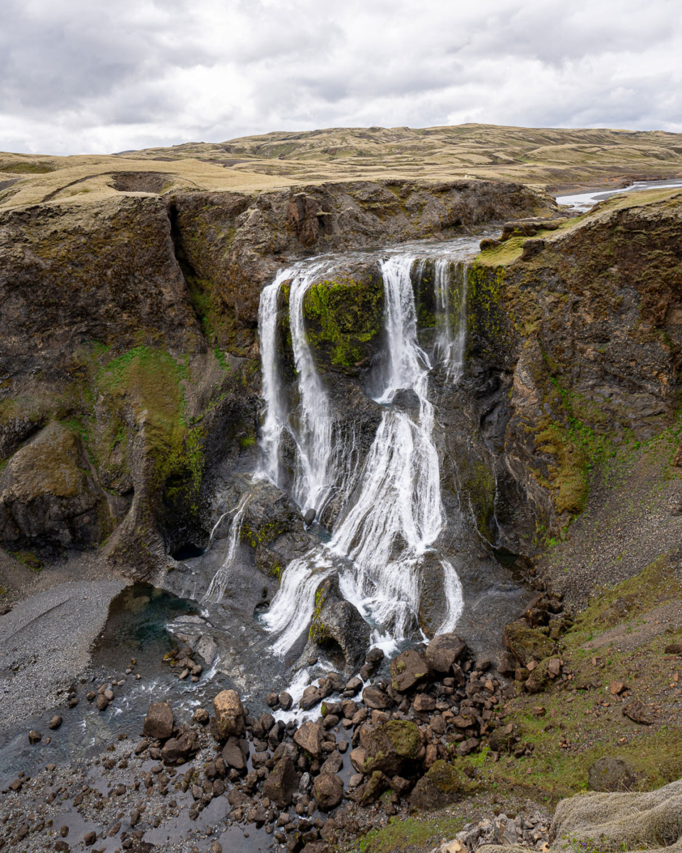 Fagrifoss Wasserfall Island