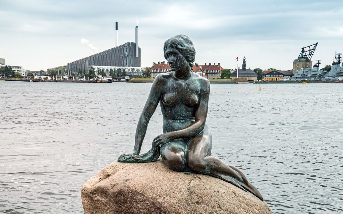 Die Kleine Meerjungfrau, Kopenhagens Wahrzeichen.