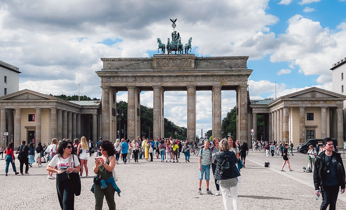 Das Brandenburger Tor und der Pariser Platz