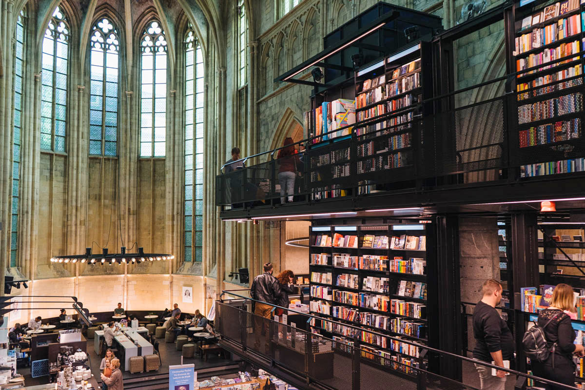 Boekhandel Dominicanen mein besonders Highlight in Maastricht in der alten Dominikanerkirche