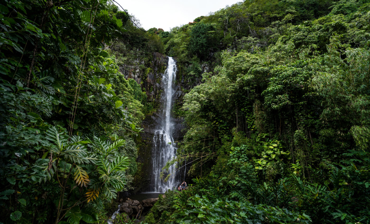 Wailua Falls Road to Hana Maui Hawaii