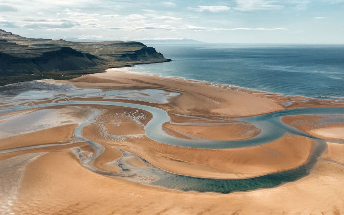 Rauðisandur Westfjorde Island