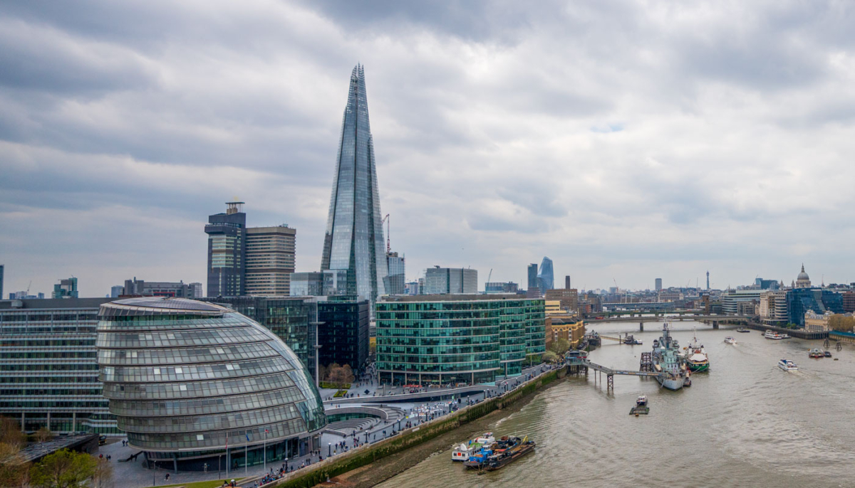 London The Shard Aussichtsplattform