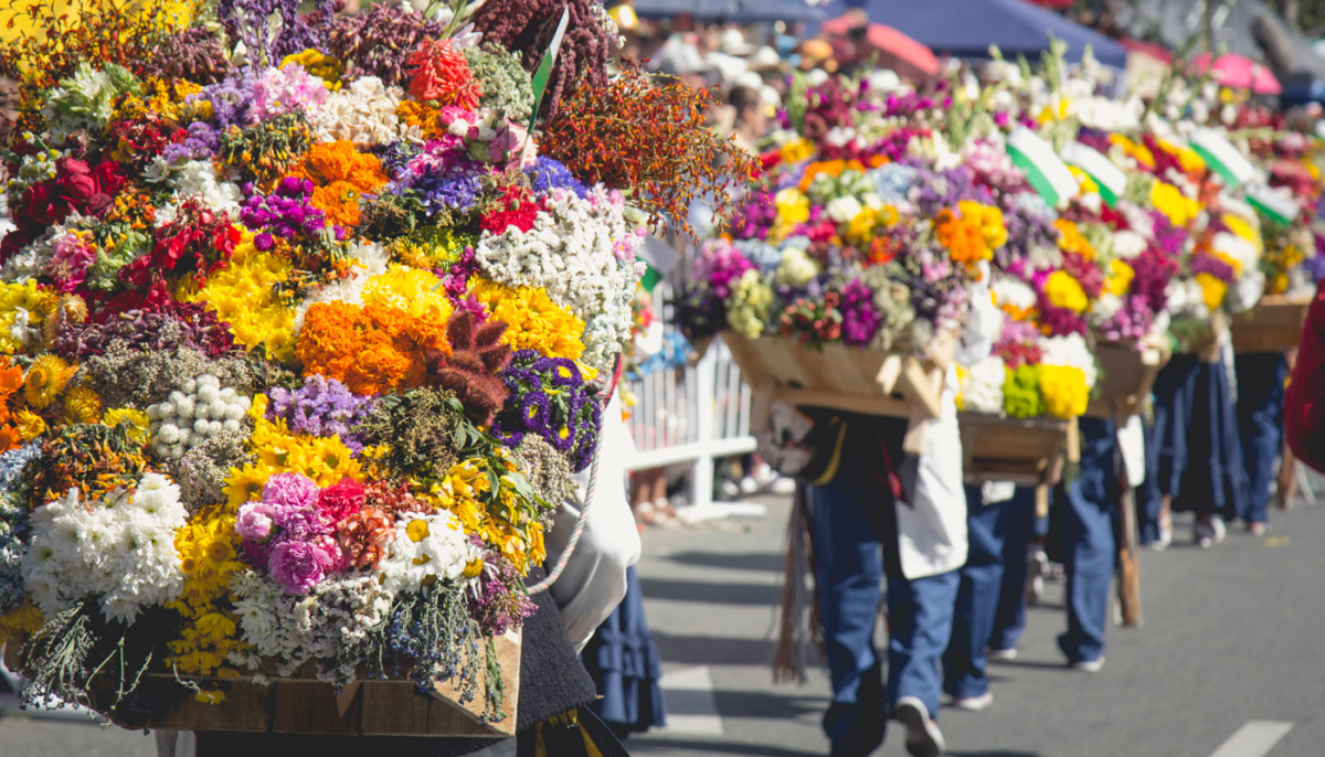 Feria de las Flores im August in Kolumbien in Medellin