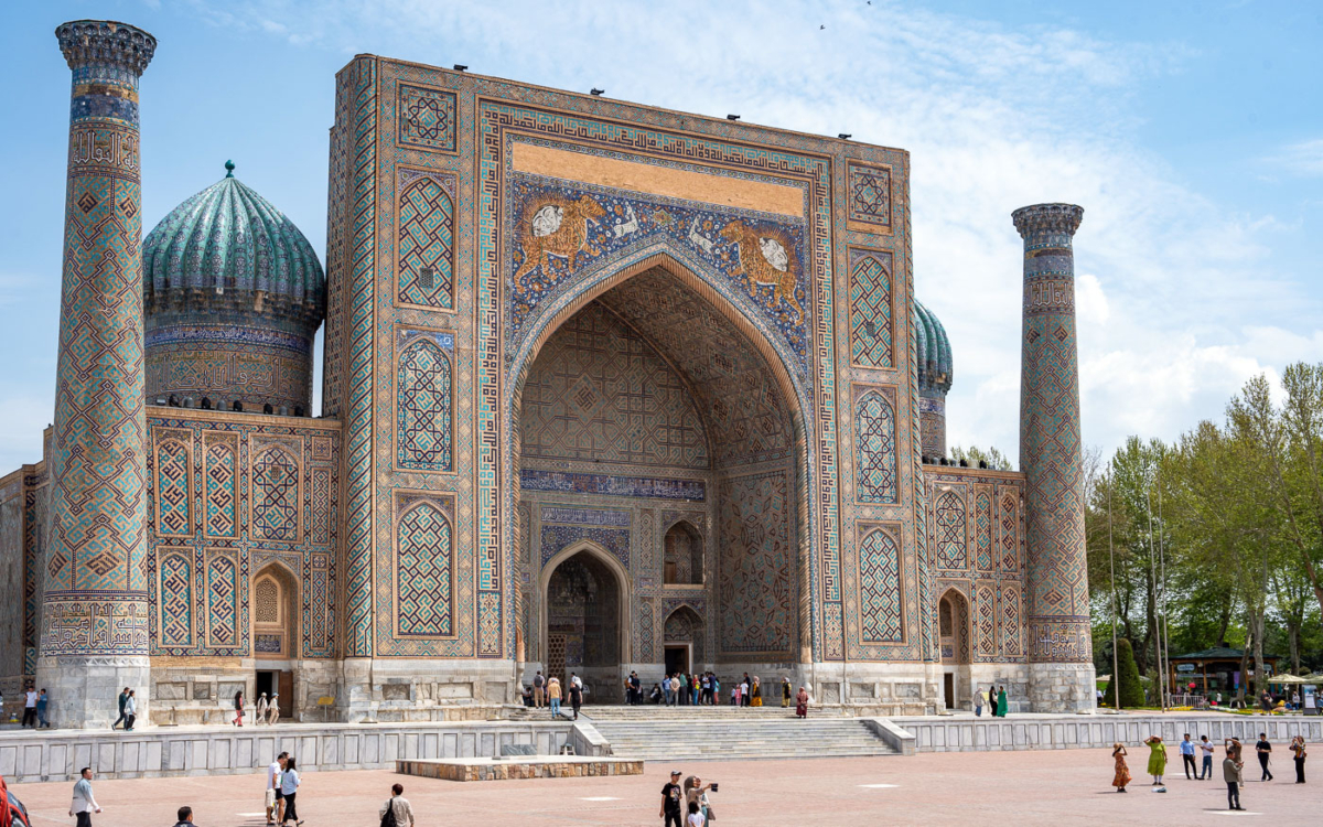 Sher-Dor-Madrasa Registan-Platz Samarkand, Usbekistan