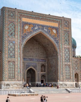 Sher-Dor-Madrasa Registan-Platz Samarkand, Usbekistan