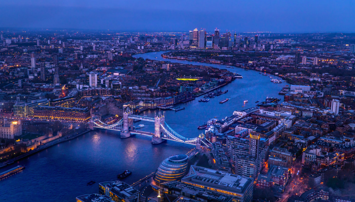 The Shard London Blaue Stunde