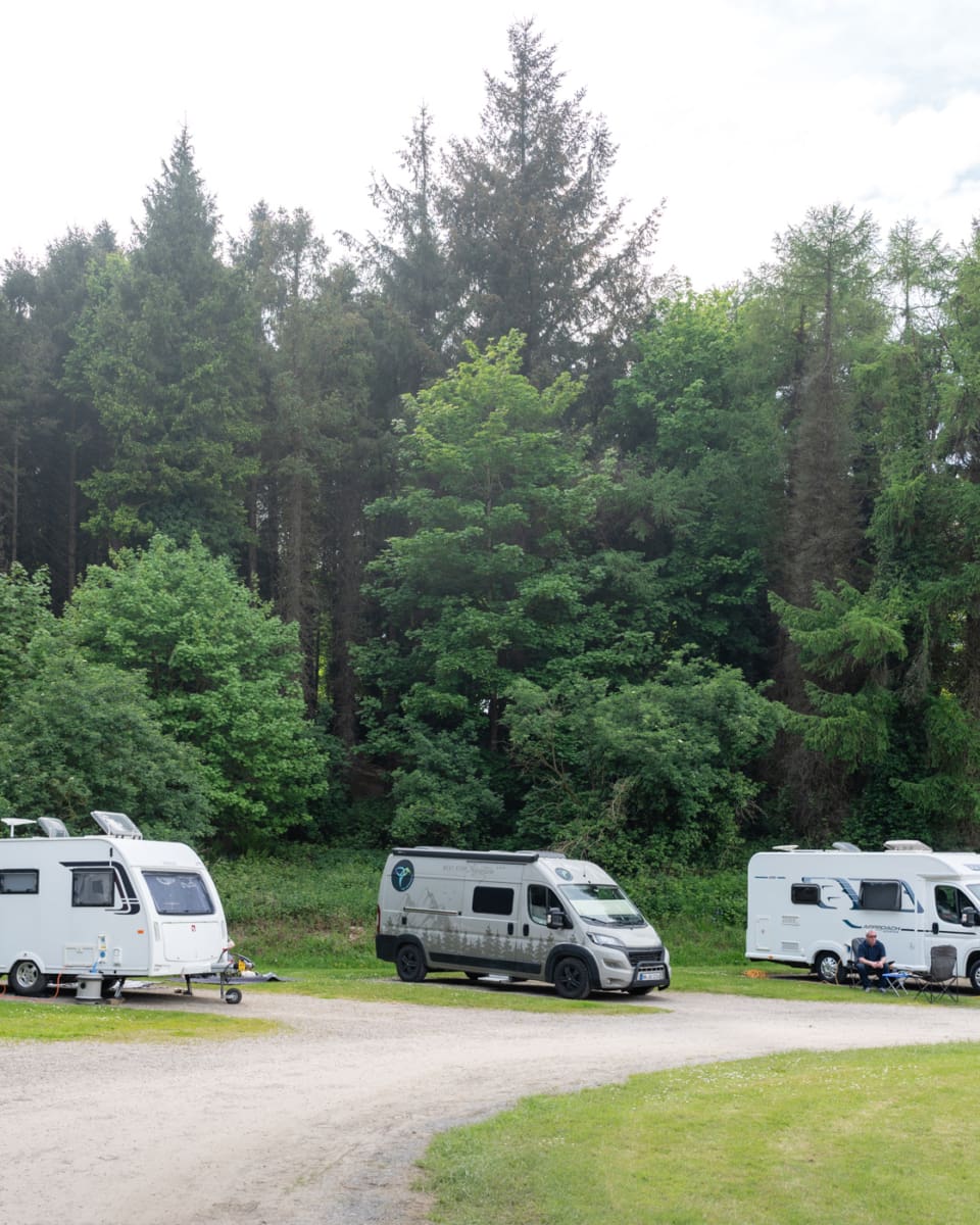 Caslte Ward Caravan Park mein Wohnmobil