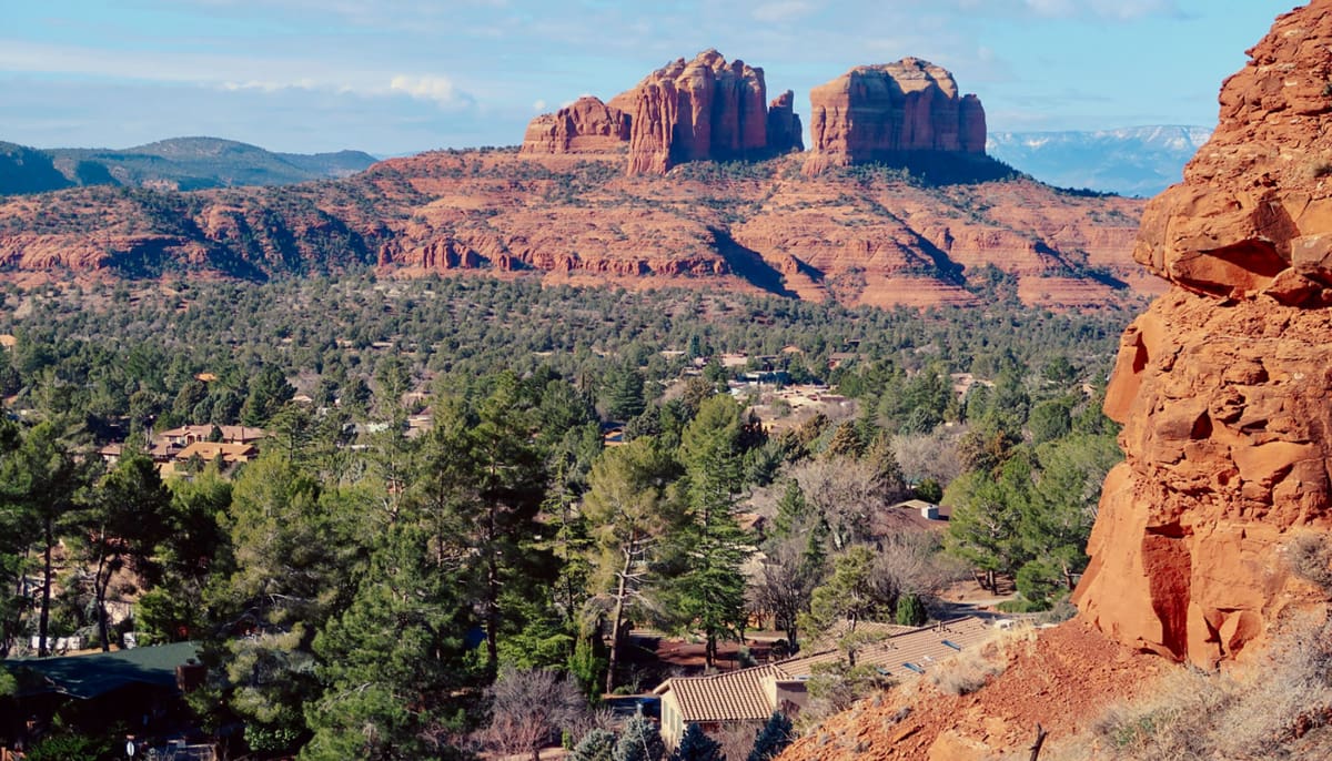 Blick auf Cathedral Rock, Sedona in Arizona