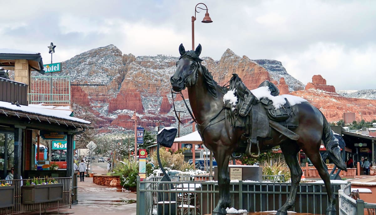 Stadtzentrum von Sedona, Arizona