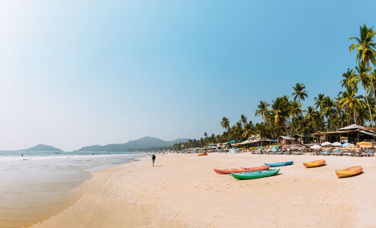 Indien Reise Palolem Beach Goa