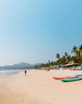 Indien Reise Palolem Beach Goa