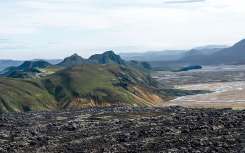 Laugavegur Packliste mit Zelt für den isländischen Wanderweg im Hochland