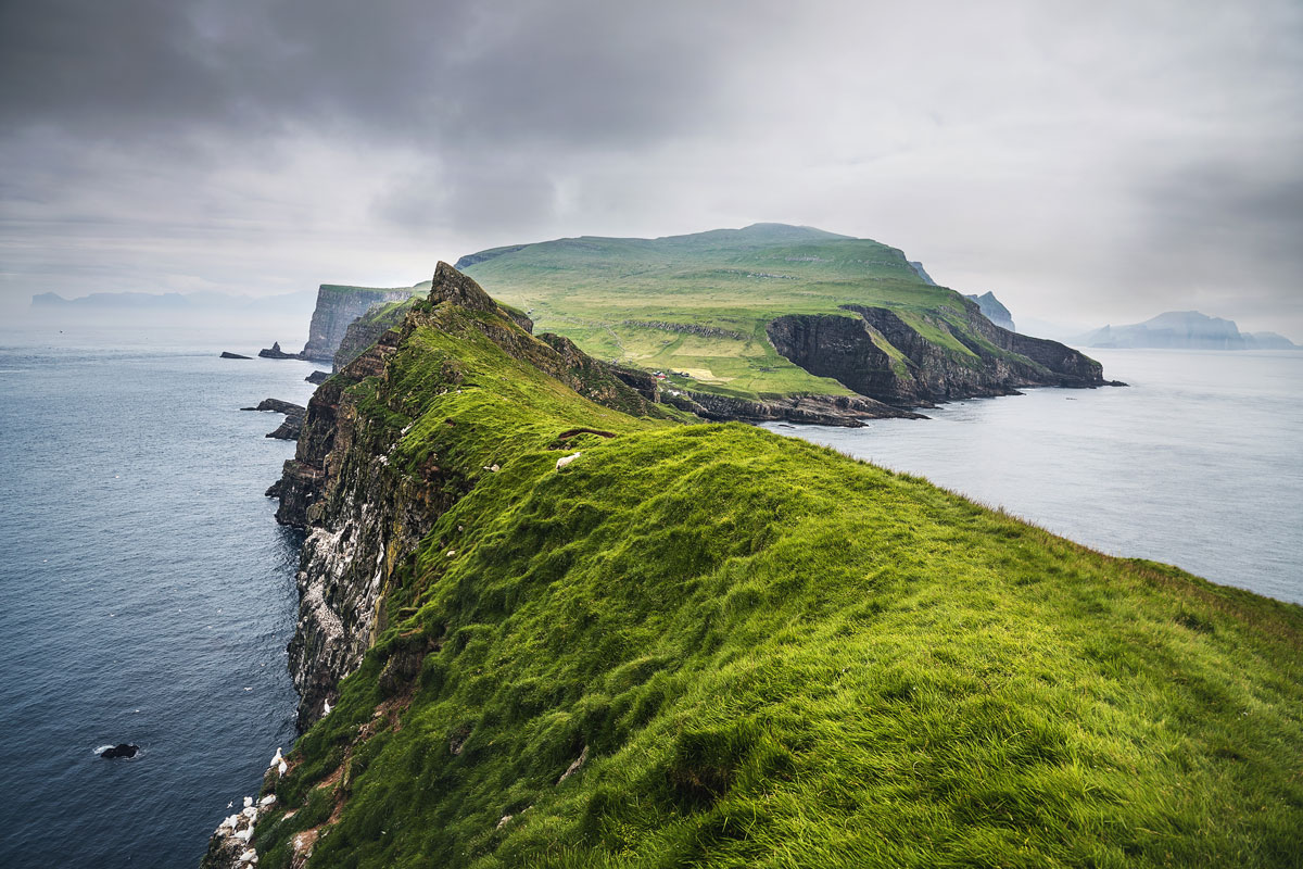 Insel Mykines auf den Färöer Inseln