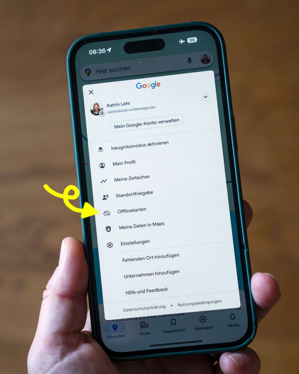 Offline Karten speichern Google Maps Anleitung