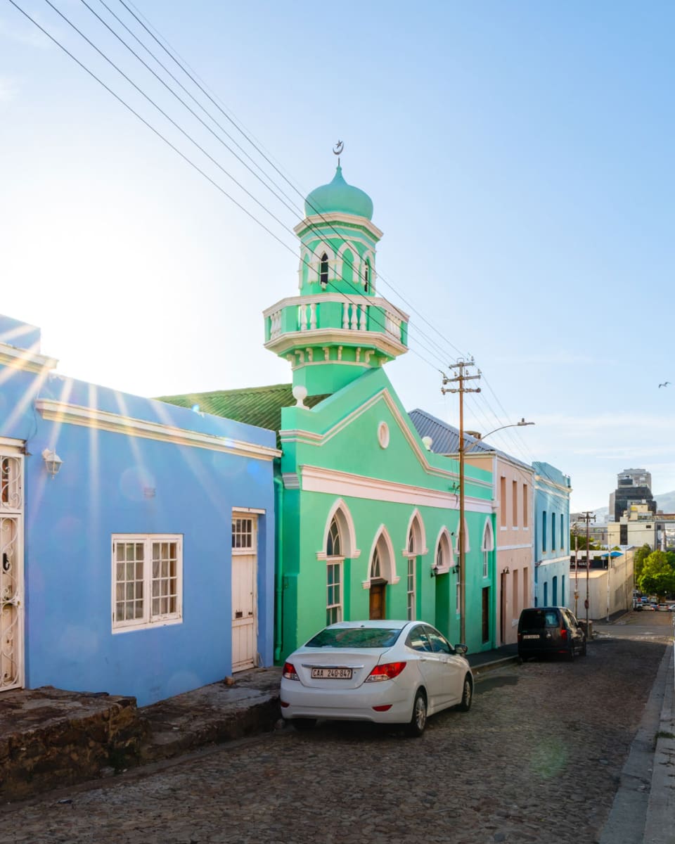 Moschee in Bo-Kaap in Kapstadt