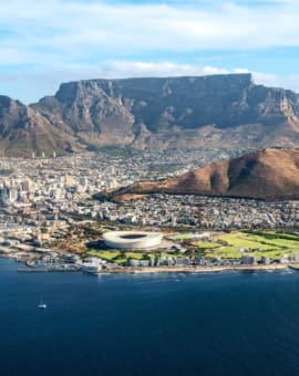 Tafelberg, die markante Sehenswürdigkeit in Kapstadt