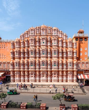 Indien Rundreise Rajasthan Highlights: Hawa Mahal in Jaipur
