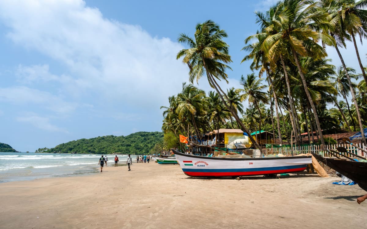 Palolem Beach Goa, Indien