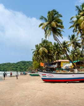 Palolem Beach Goa, Indien