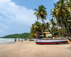 Palolem Beach Goa, Indien