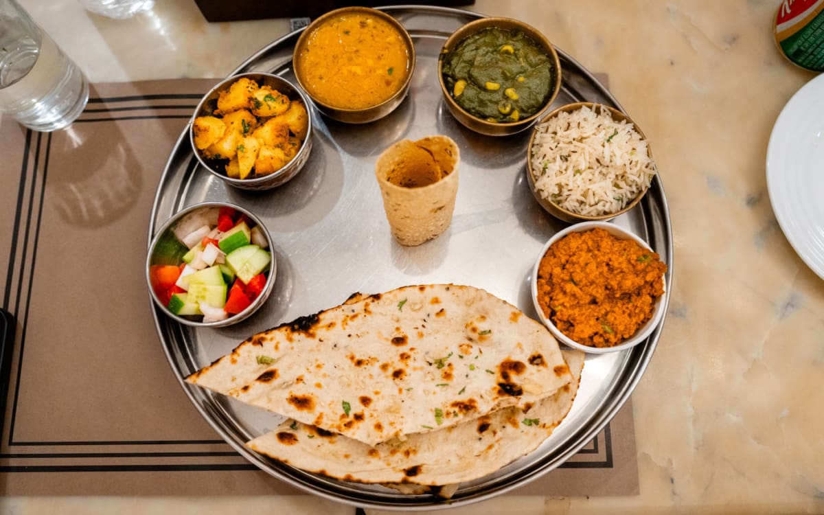 Thali Essen in Jaipur